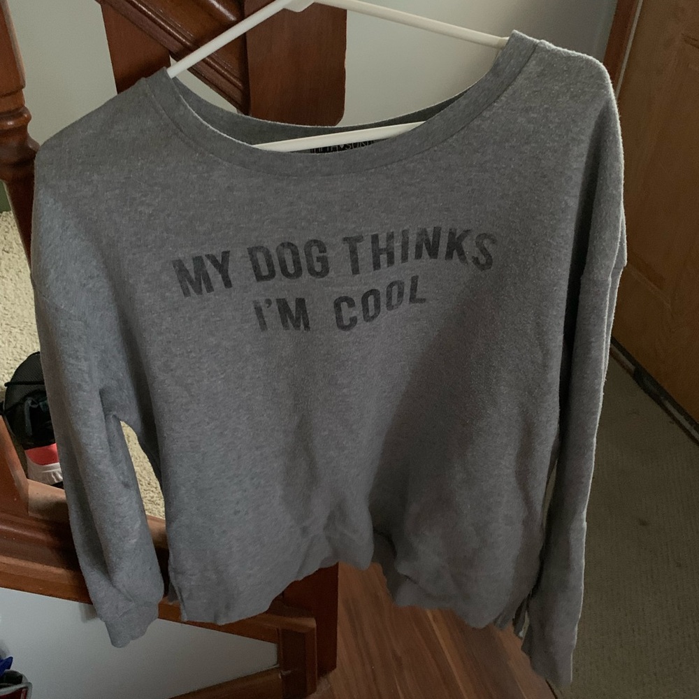 Grey sweatshirt